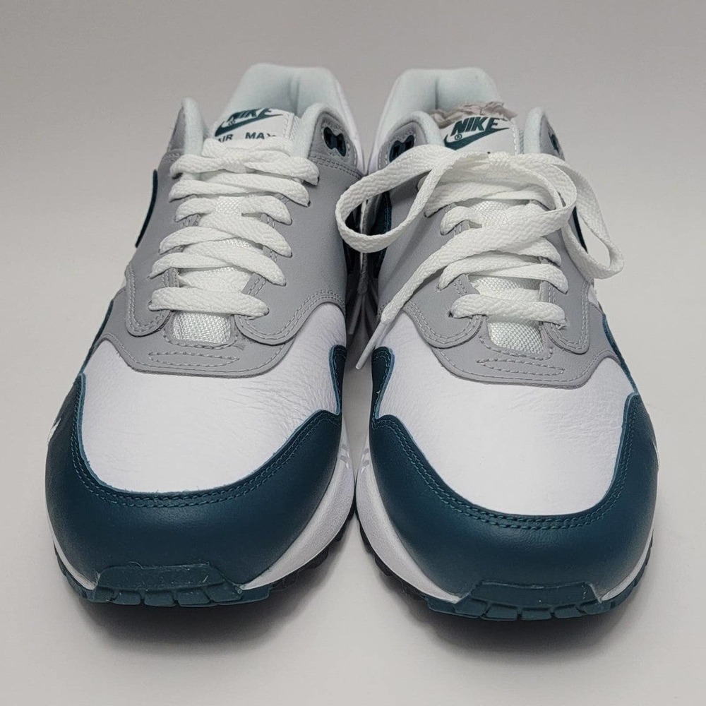 Nike Air MAX 1 LV8 White Dark Teal Green Shoes Sneakers Men's 9.5 DH4059-101 11W